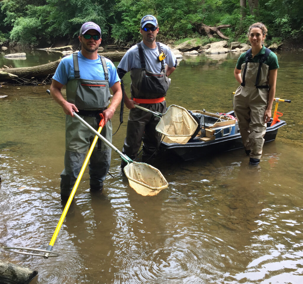 Electrofishing the Wissahickon