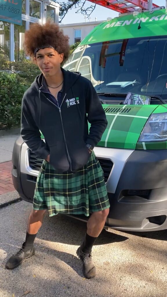As one of the “Men in Kilts” he later found out his Scottish ancestry